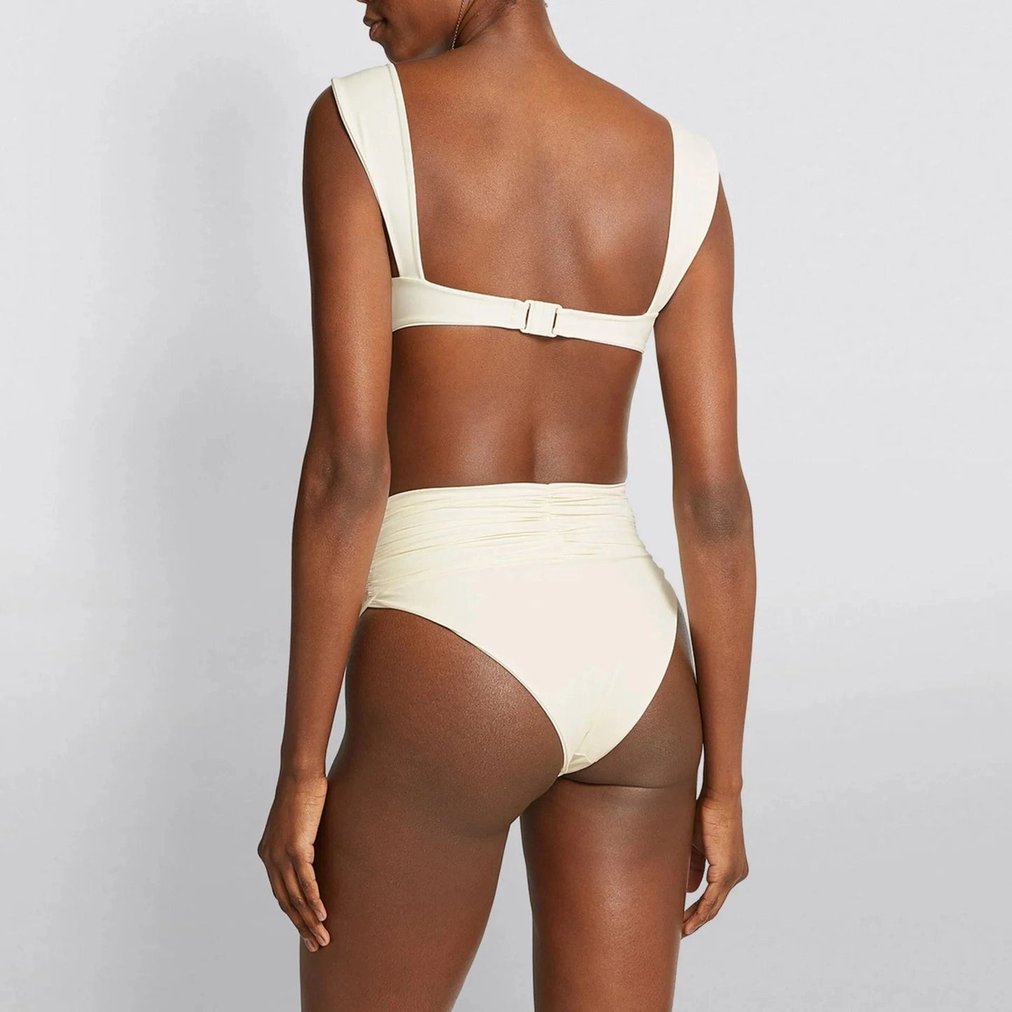 RedPeony Bathing Suit Beachwear Biquini Two-Pieces Women Floral Lace Up 2024 Push-Up White Bikini Set Swimsuit Swimwear