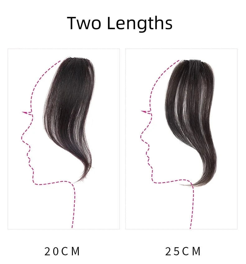 Remy Human Hair Fringe Extensions Clip In Hairpiece For Women Hair Handtied Hair Bangs