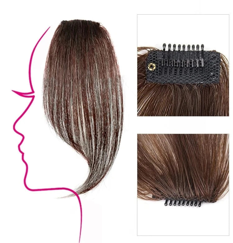 Remy Human Hair Fringe Extensions Clip In Hairpiece For Women Hair Handtied Hair Bangs