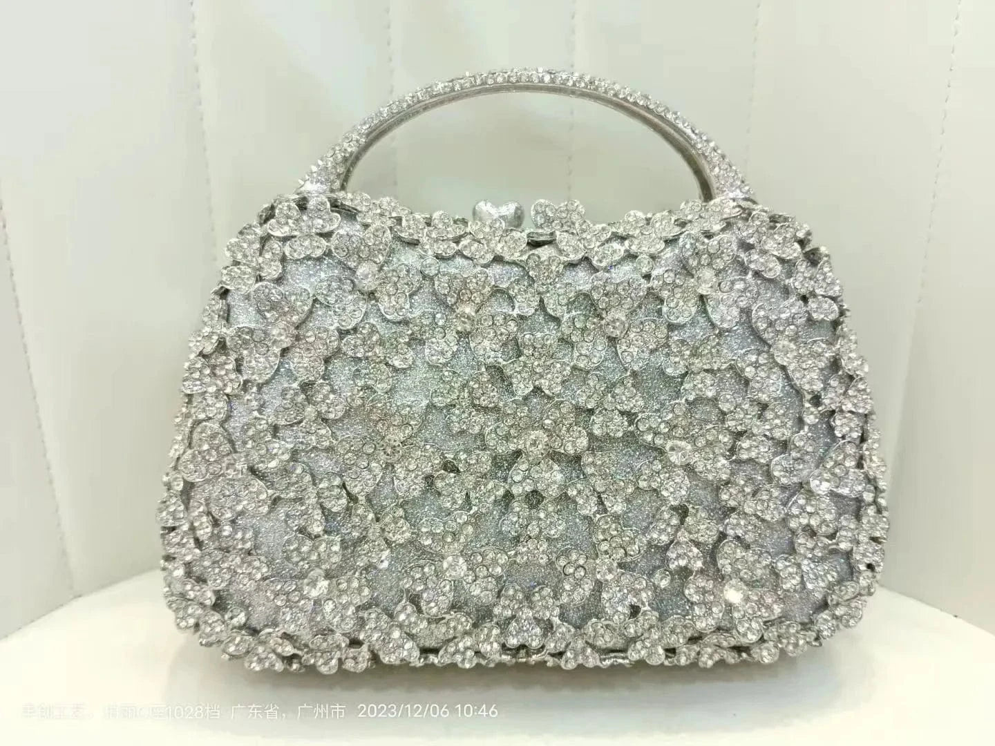 Rhinestone Metal Mesh Clutches Wedding Purse Party Luxury Evening Crystal Party Stone evening bags clutch 2024 luxury