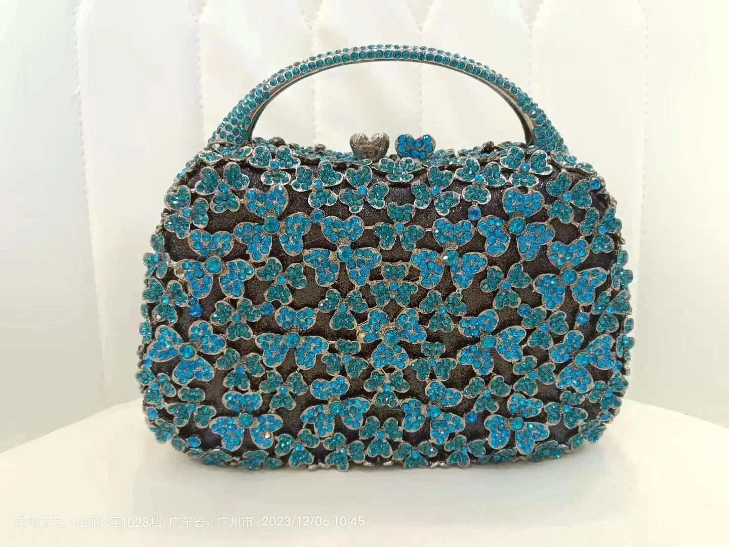 Rhinestone Metal Mesh Clutches Wedding Purse Party Luxury Evening Crystal Party Stone evening bags clutch 2024 luxury