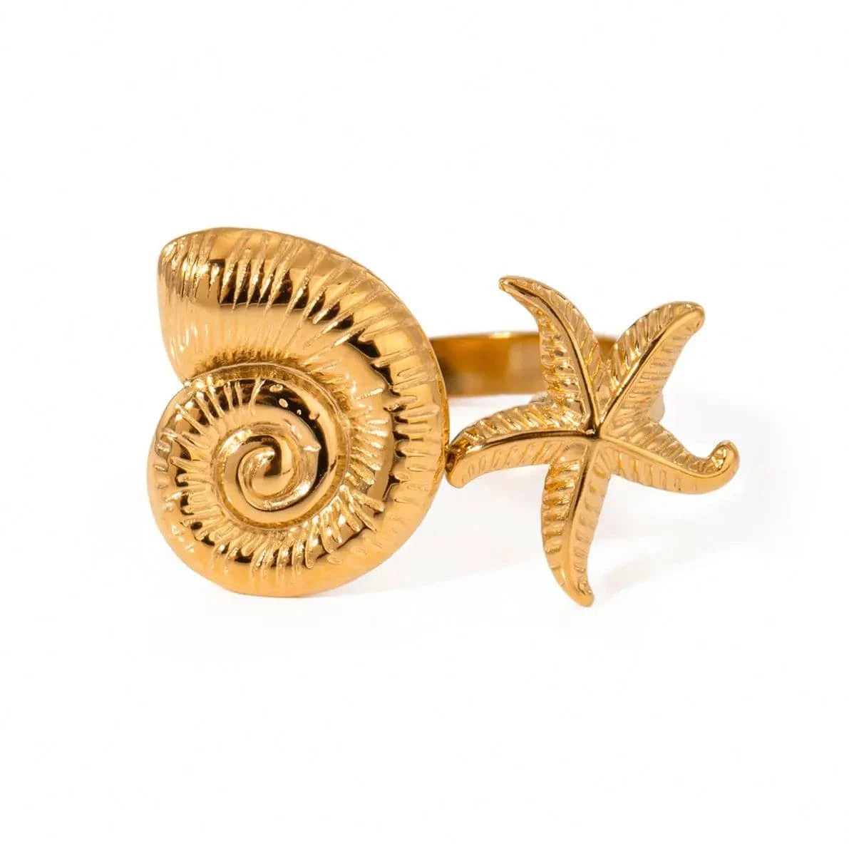 rings 2.64cm / R2545 / R2545 Starfish Conch Open Ring