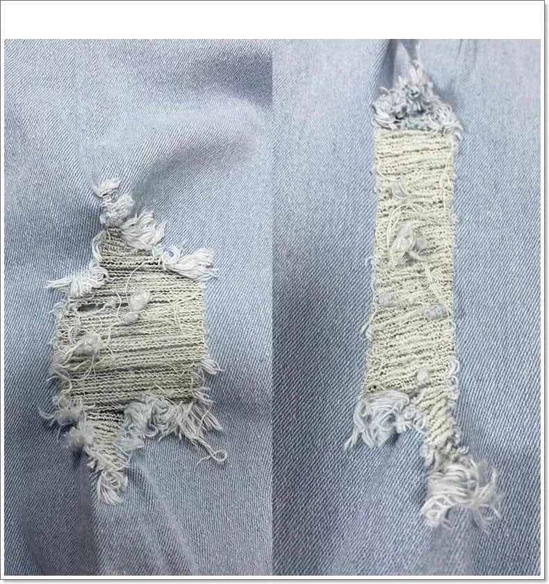 Ripped Women's Jeans Pants Bodycon High Waist Casual Long Pant Denim Trousers Skinny Boyfriend Jeans for Women