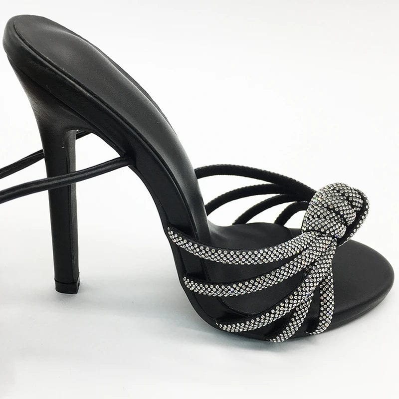Rivet Platform Studded Chunky Heel Fashion Open Toe Ankle Strap High Block Heel Sandals Solid Green Sandals 35-42 Women Shoes