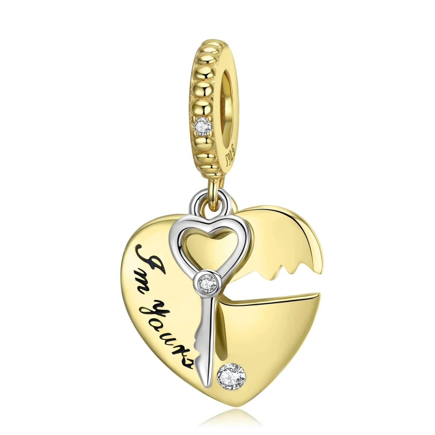 Romantic Bouquet Pendant 925 Sterling Silver with colorful CZ for Women charm bead Rose gold plated jewelry Bracelet Wholesale