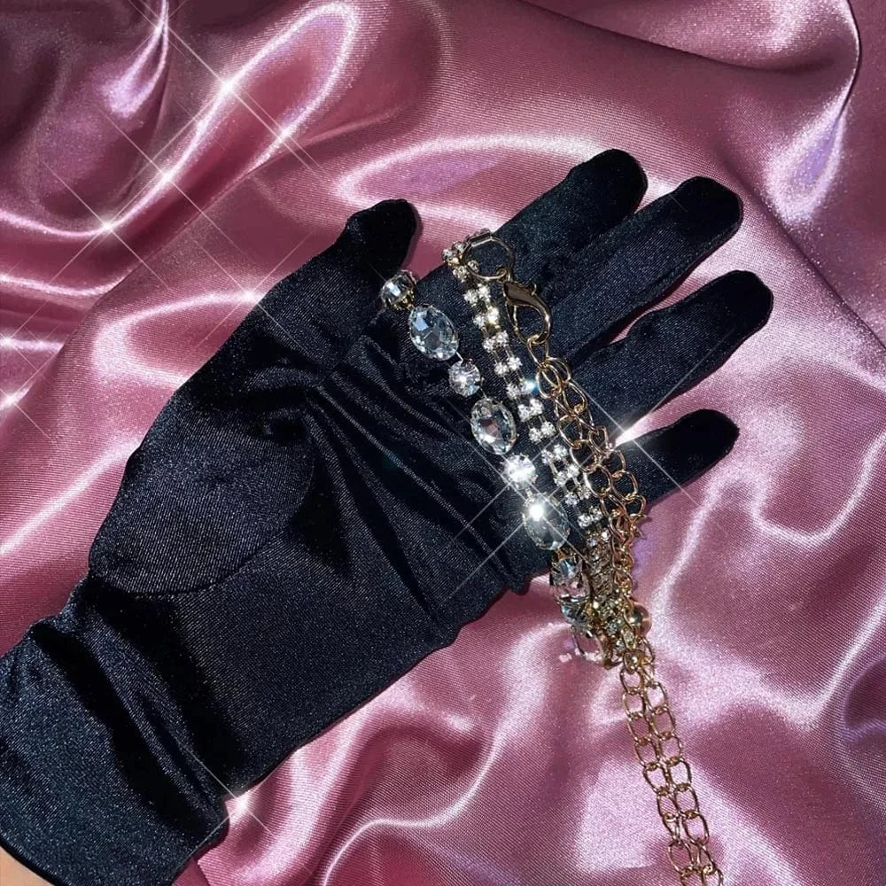 Round Beads Crystal Waist Chain for Women Sexy Shiny Rhinestone Belly Chain Body Chain Bikini Jewelry Accessories