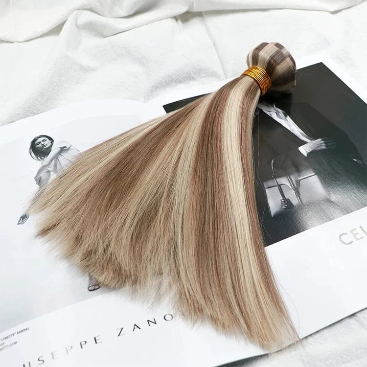 Russian clip in hair extensions 100human hair Cuticle Aligned Virgin 100g 120g one donor PU seamless clip in hair extens