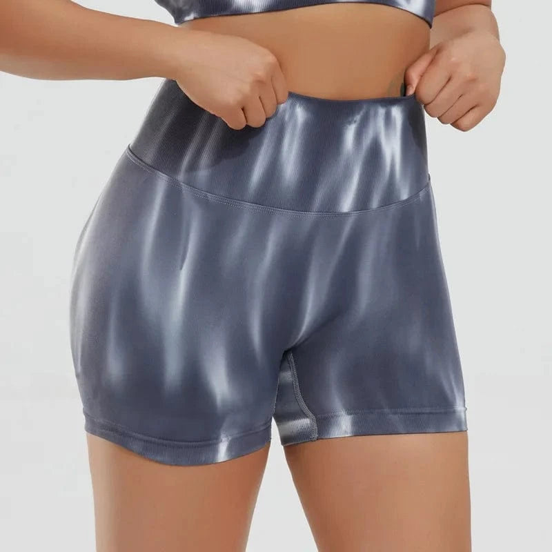 S / A23B052Y3 BESTWAYCLOX 2024 Popular New Spot Yoga Shorts Yoga Vest Set Women's Sports Bra Fitness Sportswear female short pants and vest