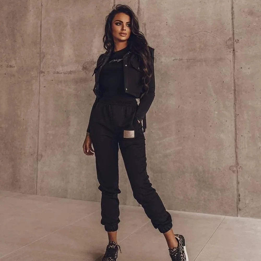 S / Black Streetwear Spring&summer Casual Vest Women Jacket Women's Clothing Hollow Out Lace up Top for Adult