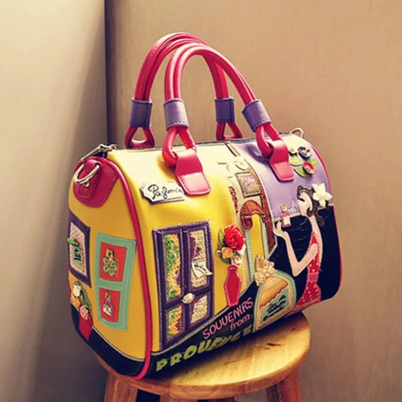 S / Black Super quality Women Handbag Shoulder boston Bag tote Italian Leather Bags Sac A Main Borse Candy Color Luxury Handbags