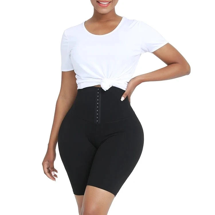 S / MT210220-BK1 HEXIN Women's Shaper Shapewear For Women Slimming Corset Waist Shapers Yoga High Waist Trainer Leggings