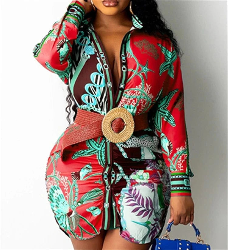 S / Red Women's Fashion Casual Wear