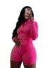 S / Roseo 2025 Summer Two Piece Shorts Sets Zipper Tracksuit Yoga Fitness Outfits for Women Sport