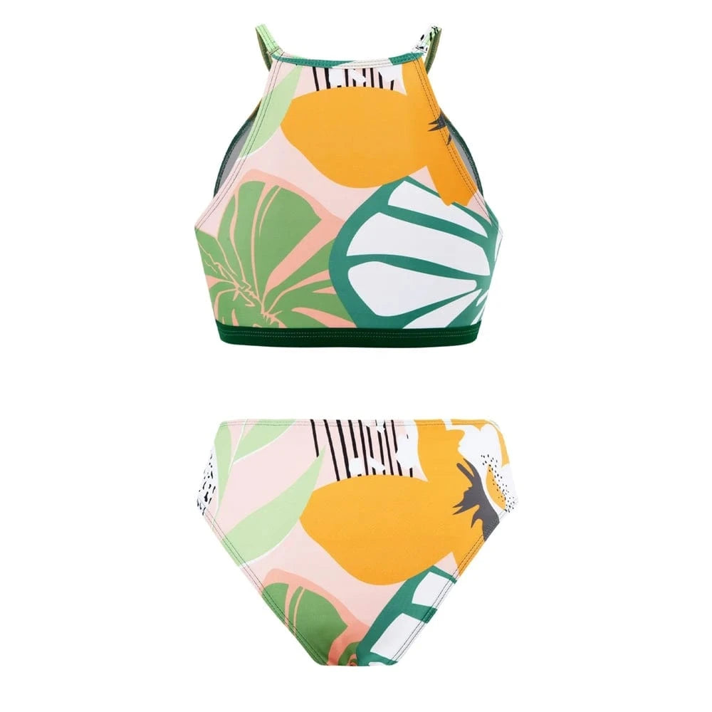 S / swimsuit TW 2024 latest designer high neck tassel bikini set print bathing suit manufactures luxury skirt swimwear dress beachwear bikini