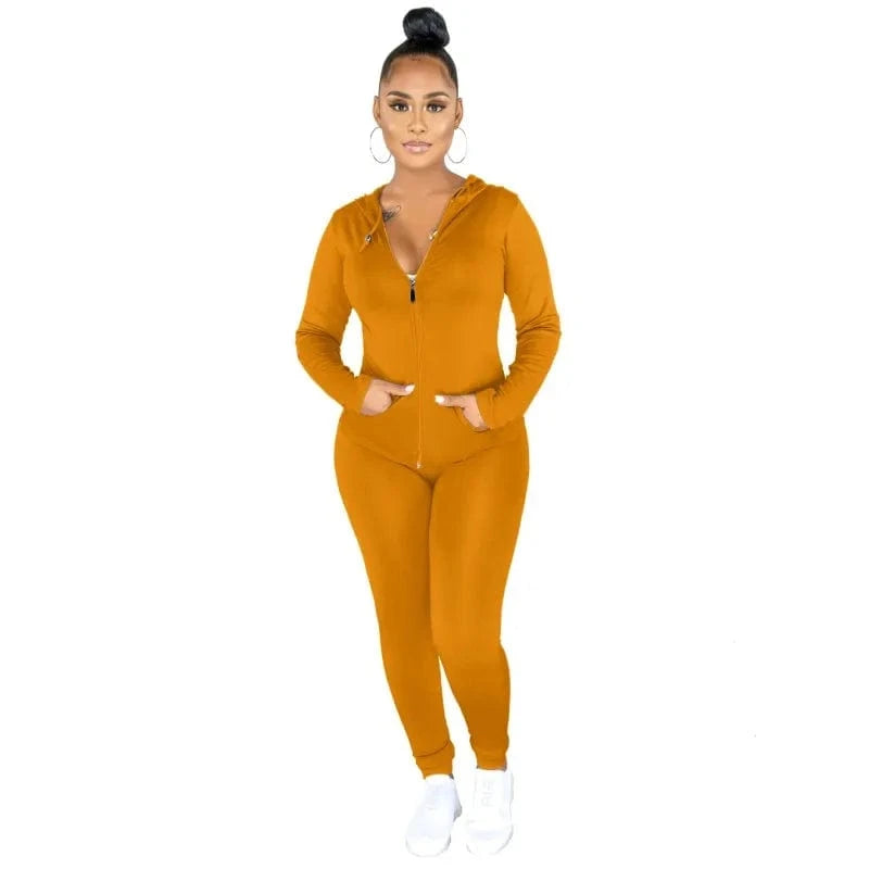 S / Yellow 12 Color Autumn Jogger Tracksuits For Women Sweat Suits Two Piece Pants Set 2 Pieces Ladies Hoodies Sweatshirt Coat Clothes B780