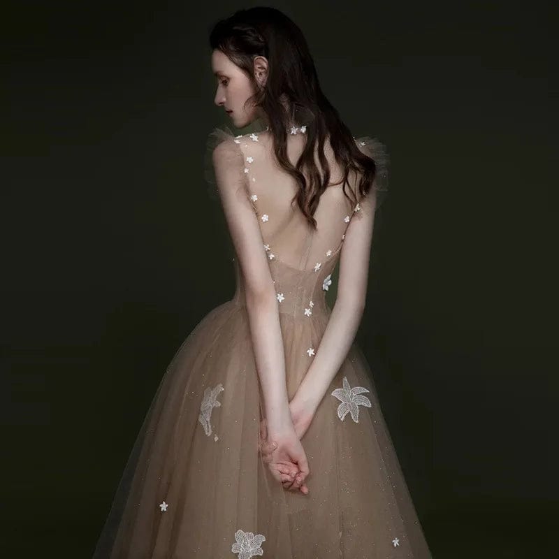 S1353T 2024 Classic Elegant Lace-Decorated Evening Dress Sexy Mermaid Silhouette with Wrap Waistline and Chapel Train