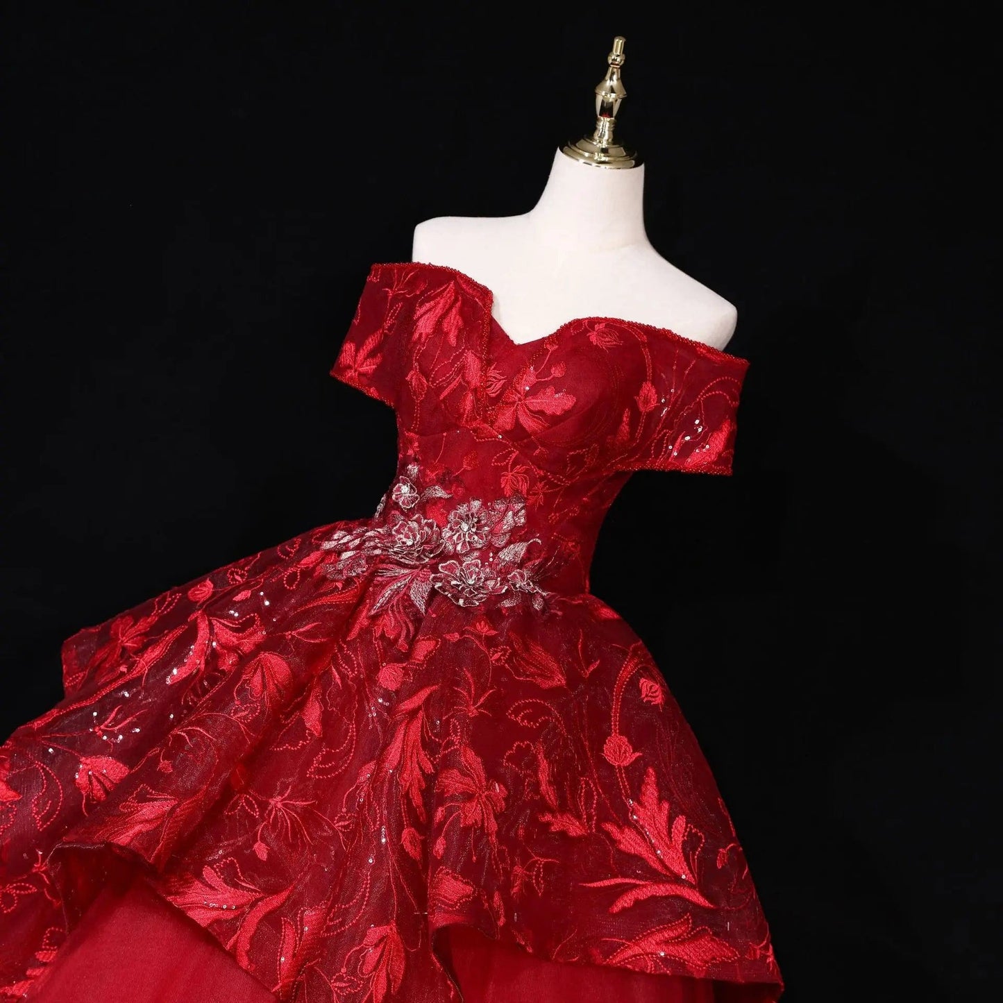 S1486T 2024 Classic Elegant Evening Dress Sexy Mermaid Silhouette with Lace Decoration Wrap Waistline and Chapel Train