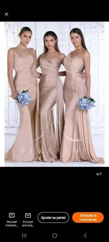 S9288F 2024 new hot -selling sexy V -neckless backless lady lady bridesmaid women's dresses evening party
