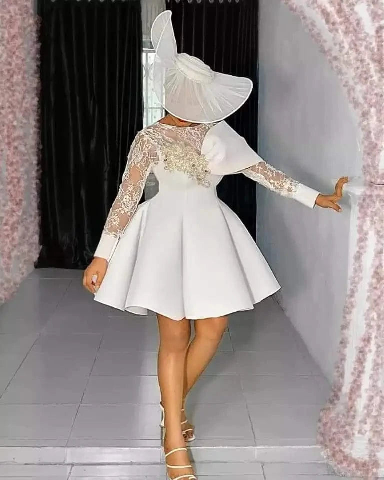 S979A 2024 new Fish tail Main Wedding Get Bridal Super Fairy Dream Short Story Sakura Fine Tail Korean Light Wedding L