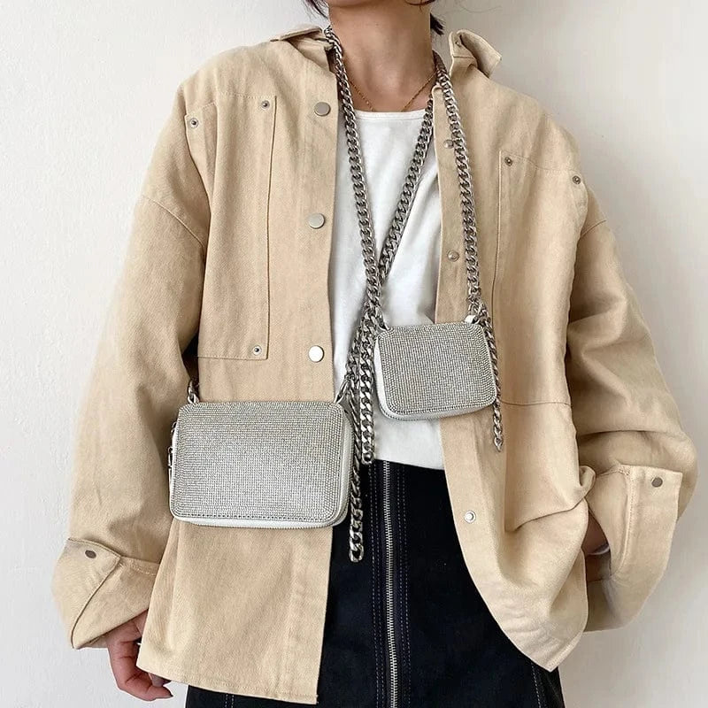 Sale high fashion Wedding Party Shoulder shoulder handbag Bling Luxury Saddle Bag women lady Rhinestone handbag