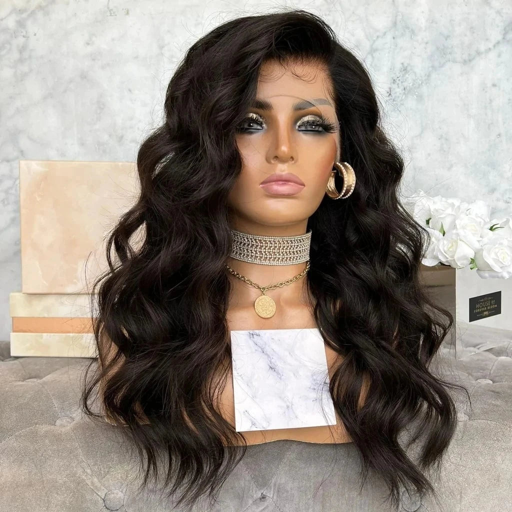 Salon Level 613 Blonde 27 Color Loose Wave Bleached Invisible Knots Virgin Russian Cuticle Aligned Hair HD Lace Front Wigs