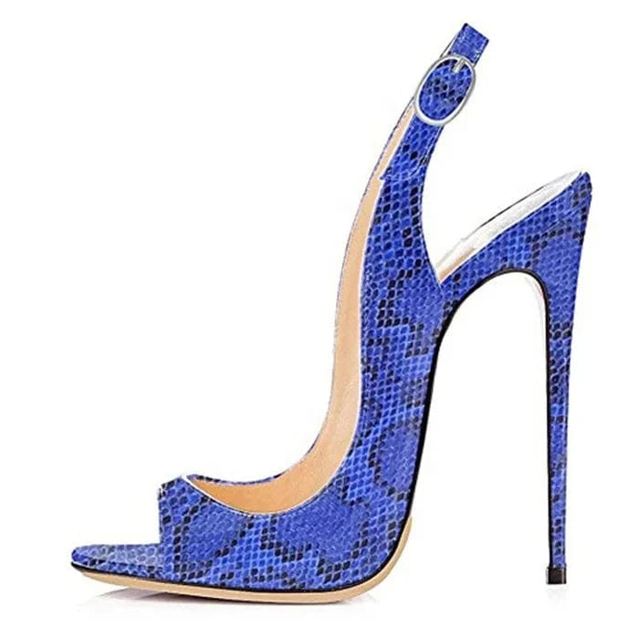 Sandales Femme Talon Haut Fashion Trendy Ladies Dress Heels Shoes Women Sexy Peep Toe Slingback Pumps Stiletto Heeled Sandals