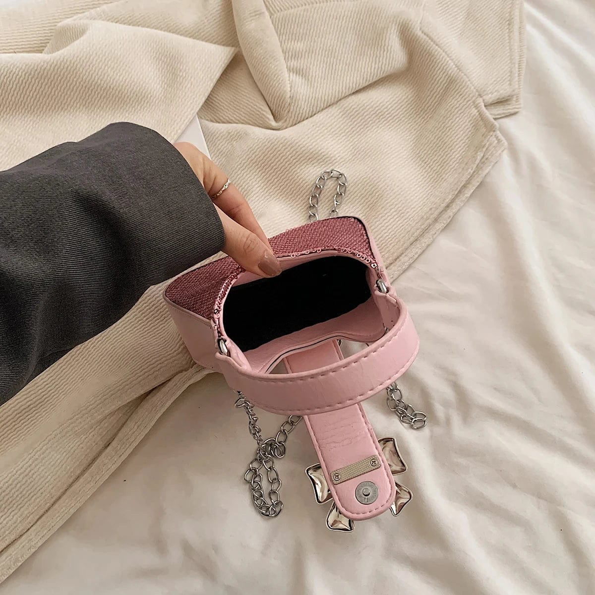 Sequin Crossbody Bags for Women 2024 Luxury Designer Trend Chain Shoulder Women's Mini Bags