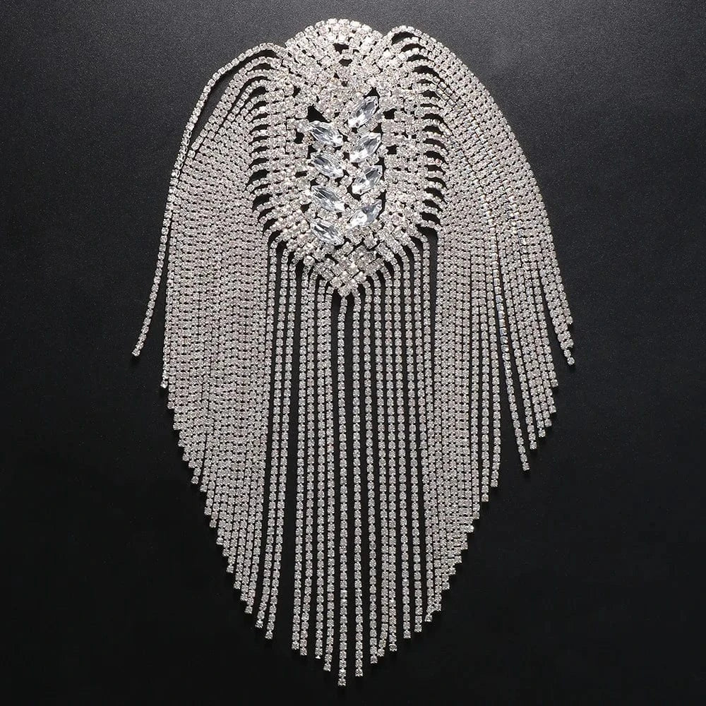 Sexy Fringe Strap Rhinestone Accessories for Women Shoulder Cuff Needle Accessory Jewelry Shoulder Wholesale