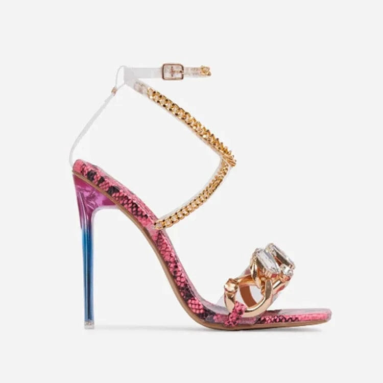 Sexy high heels rhinestone lace-up shoes plus size shoes women's sandals with sri lankan price women's dress sandals size 13