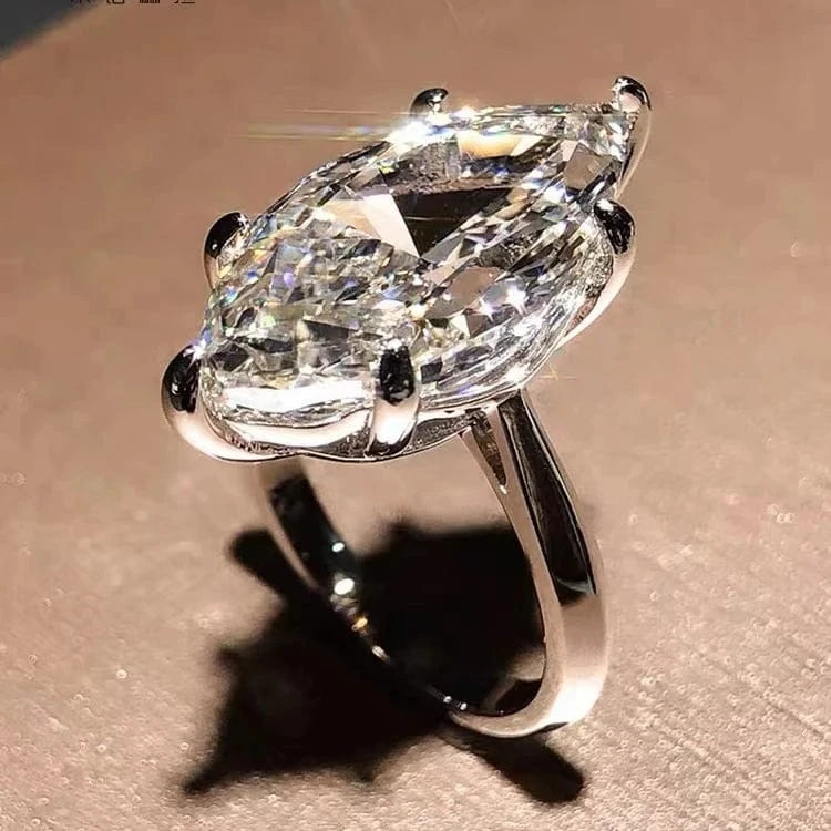 SGARIT fashion jewelry 14k gold GRA certificate 3ct VVS1D moissanite jewellery ring engagement wedding ring set diamond jewelry