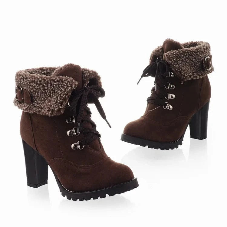 sh10332a 2024 Autumn shoes women ankle boots big size high heel rubber boots