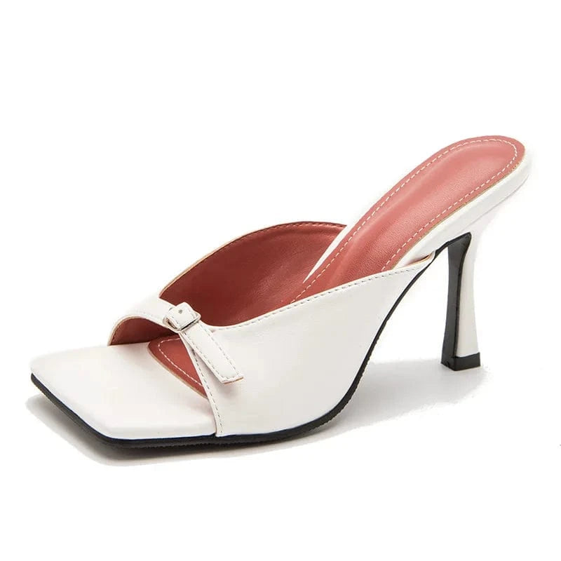 sh10768a 2024 design ladies high heel fancy sandals MOQ 1 pair sexy high heel slippers women 10cm