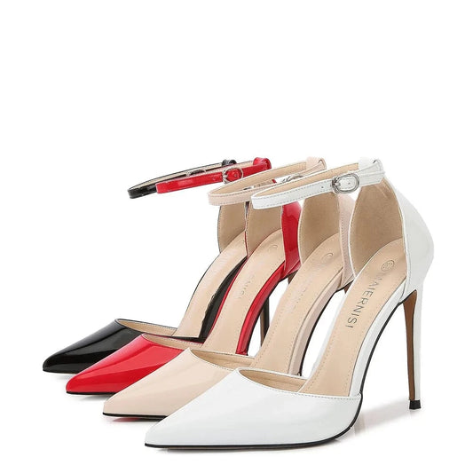 sh11064a Sexy 12cm Pretty Girl High Heel Shoes Metal Stiletto High Heels Plus Size 35 - 46
