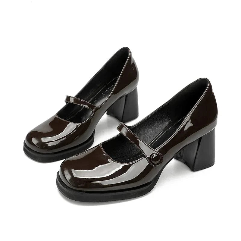 sh11293a Trendy designer heels 2024 japan style women mary jane heels