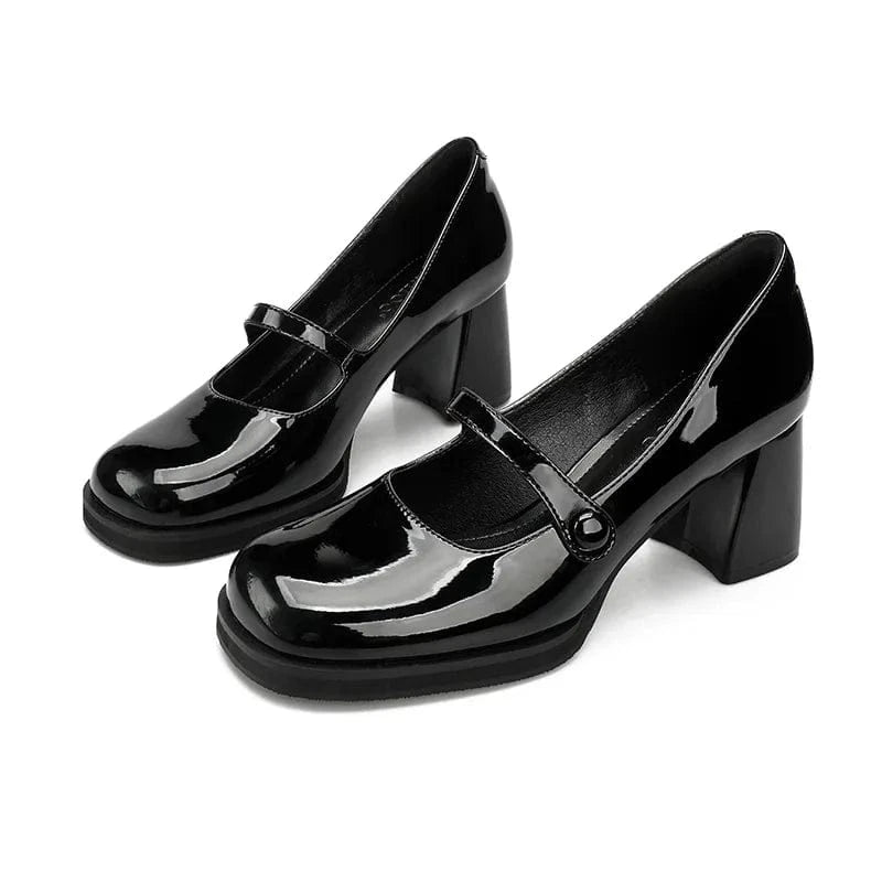 sh11293a Trendy designer heels 2024 japan style women mary jane heels