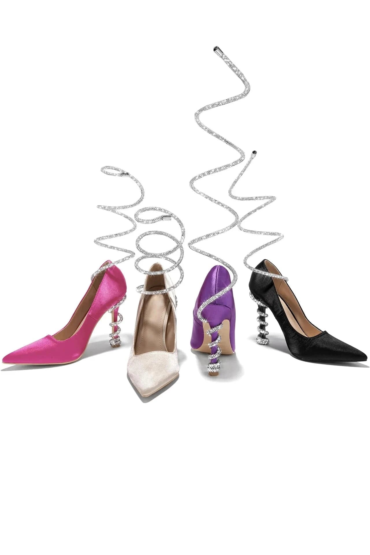 sh11578a Sequined purple heels chaussures femme 42 tendance 2023