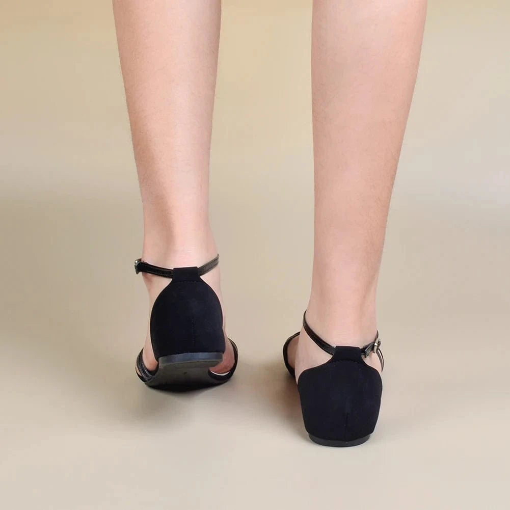 Shoes ladies flat summer pointed toe women's sandals shoes Pu Sandal flat sandals for women