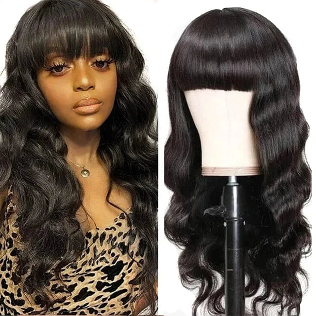 Short Glueless None Lace Ready To Ship Blonde Remy Human Hair Kinky Curly Bob Wig With Bang For Black Women