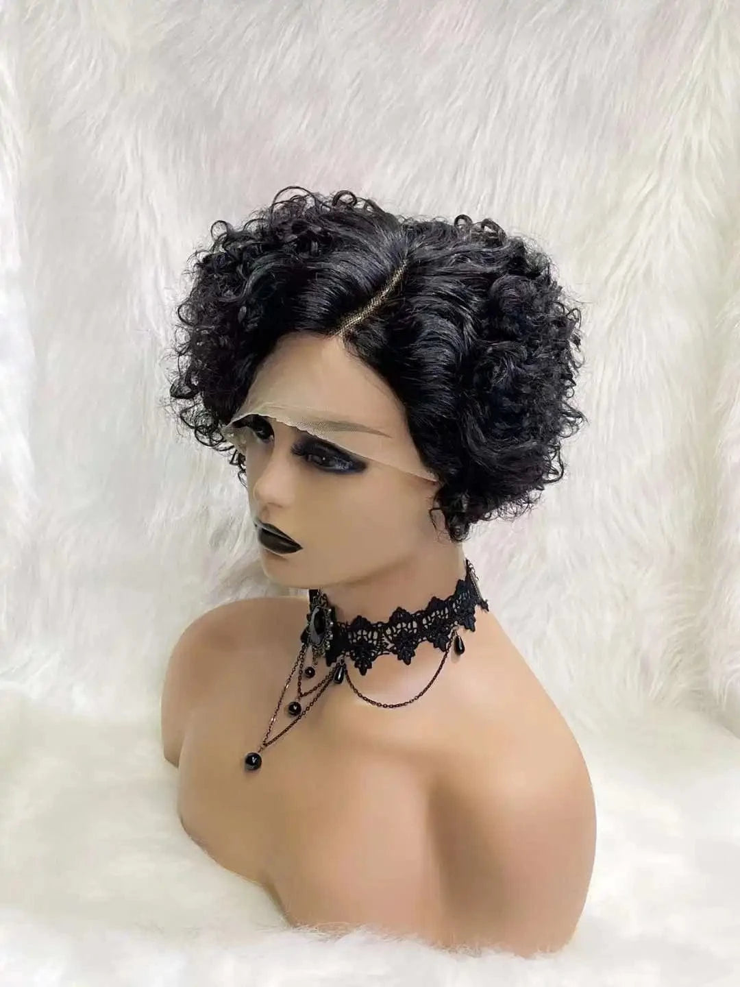 Short Human Hair Pixie Cut Lace Wigs Human Hair Cheap Short Straight Wigs For Black Women Red Blonde color