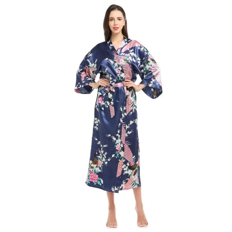 Silk Kimono Robe Bathrobe Women Satin Robe Silk Night Sexy Robes Night Grow For Bridesmaid Summer Plus Size