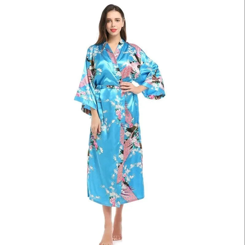 Silk Kimono Robe Bathrobe Women Satin Robe Silk Night Sexy Robes Night Grow For Bridesmaid Summer Plus Size