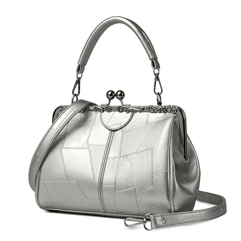 silver Luxury Multifunctional high quality tote bag Handbag leather purses wholesales handbags for women