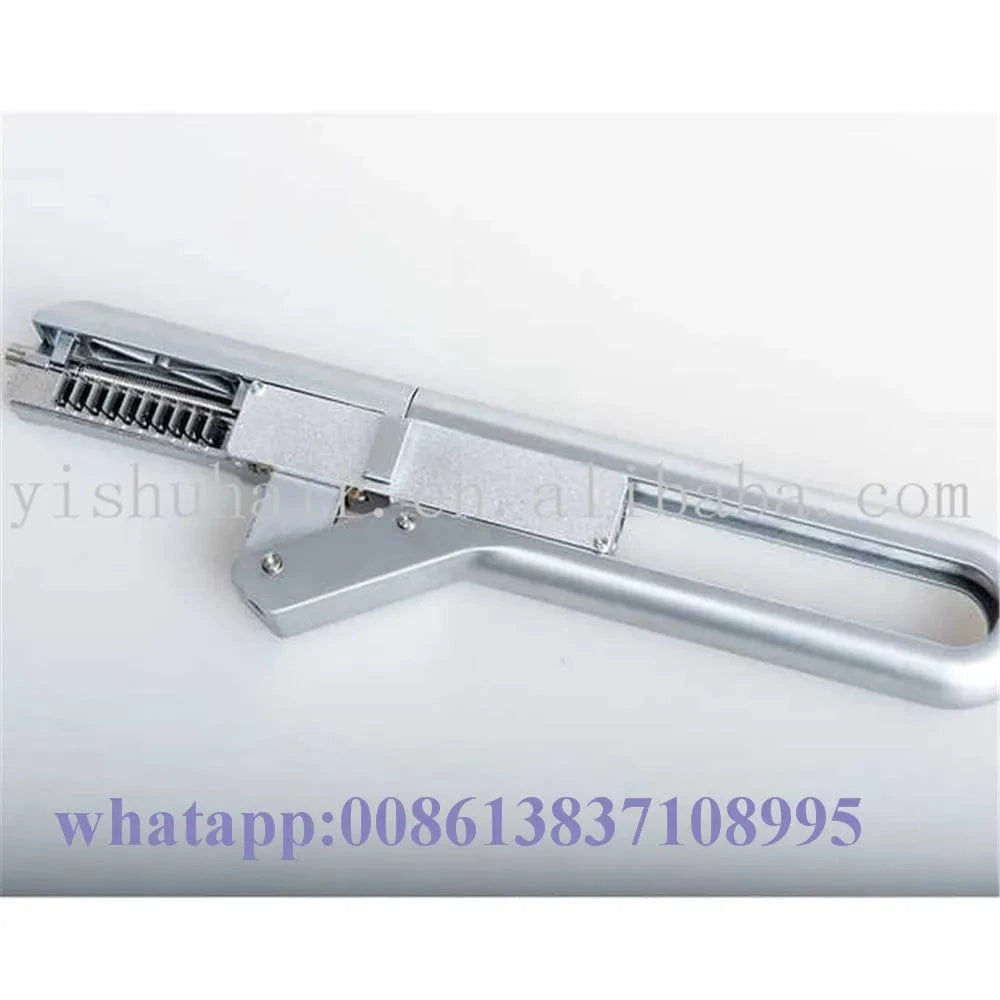 silver special plastic card comb for the 6d hair extensions equipment in salon tool