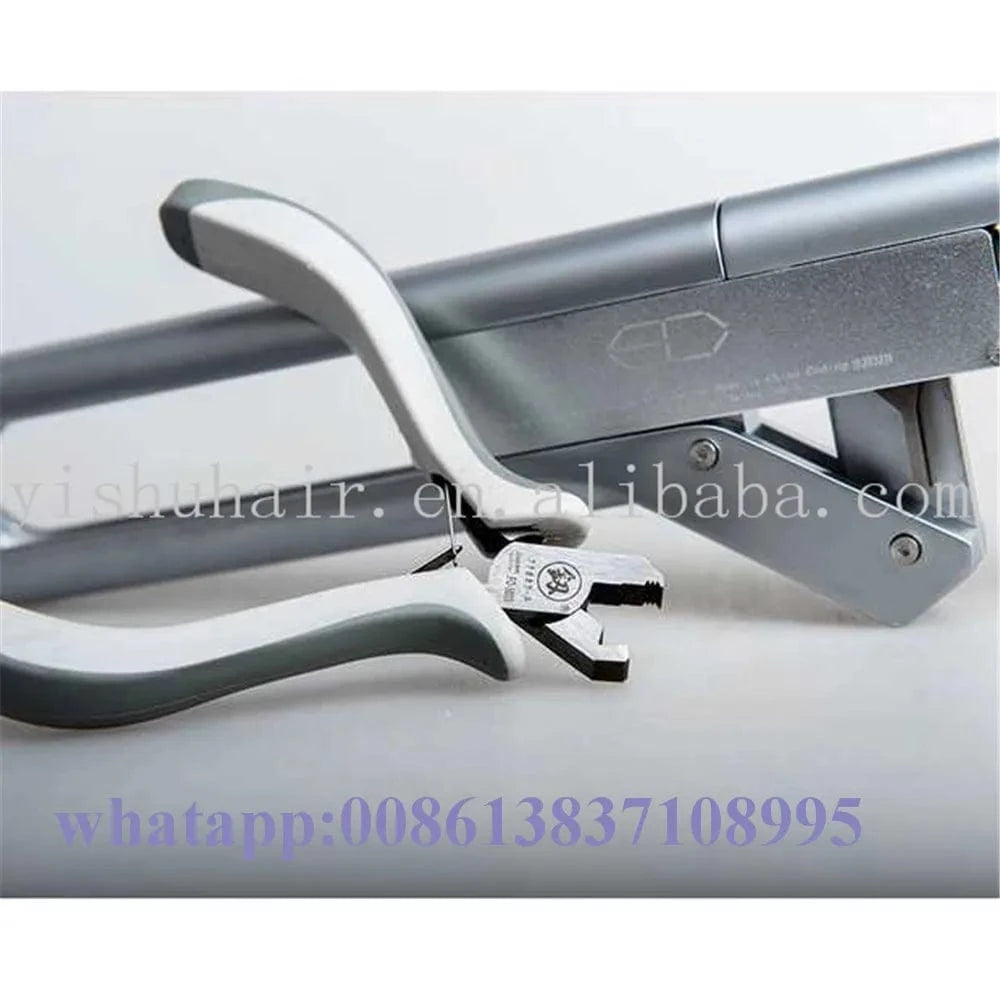 silver special plastic card comb for the 6d hair extensions equipment in salon tool