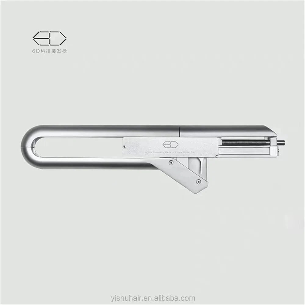 silver The great inventions of 6D high end tecnoly hair extension gun without glue charging of salon equipment in china in china