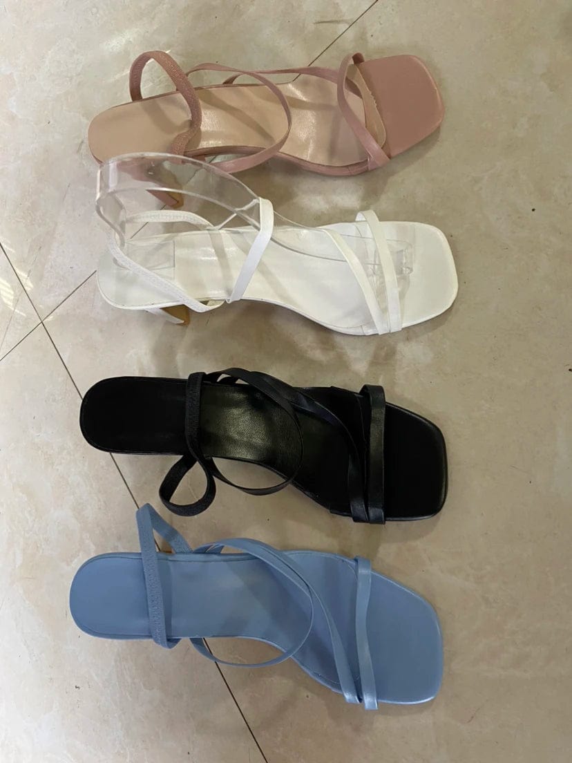 Size 35-41 summer new style thick heel women sandals high heels plus size office lady women's office lady street work wear shoes