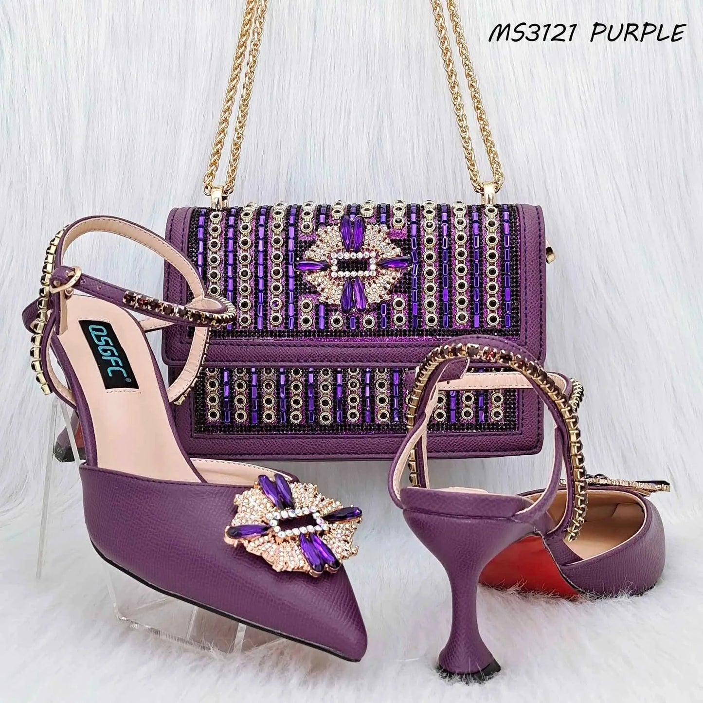 Size 38 to 43 women italian shoe brands wholesale matching shoes and handbags clutch bags china