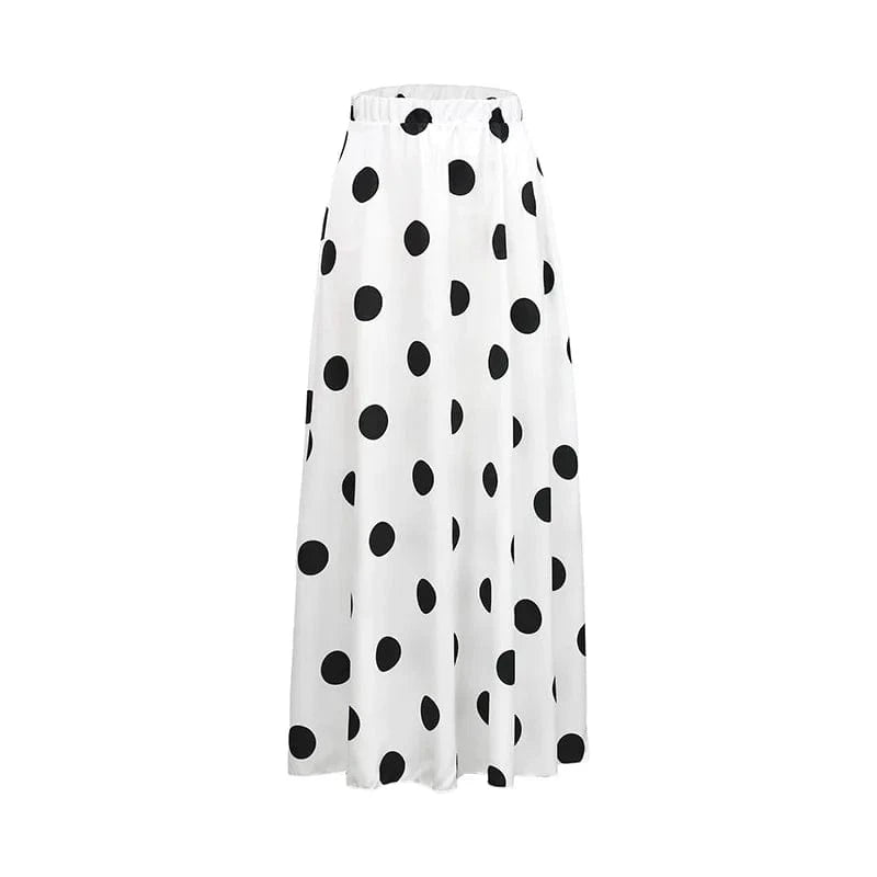Size fits all / Skirt 2024 Vintage Black and White Bow One Piece Swimsuit and Skirt Swimwear Women Bikini Set Beachwear Cover Ups