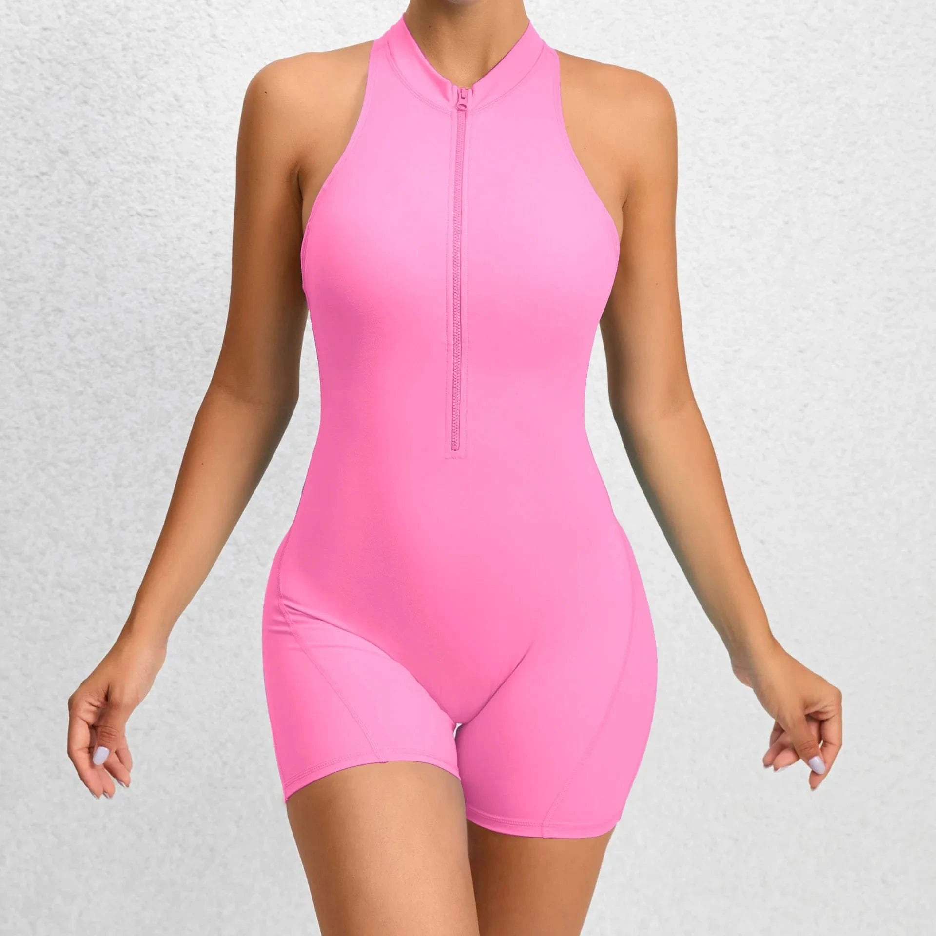 Sleeveless Tracksuit One piece Workout Rompers Training Yoga Jumpsuits Sportswear Gym Clothing Playsuits Bodysuits For Women