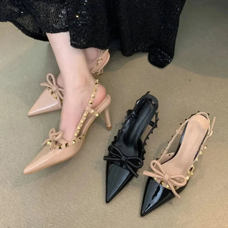 Slingback New Sandals Style Elegant Sexy Unique Designer 2024 Sexy Heels for Women